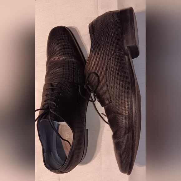 Hugo Boss Textured Leather Oxford Men\'s Size 10 main image 8